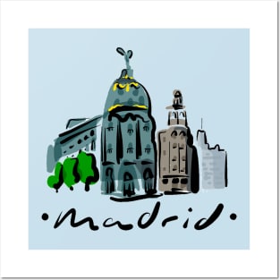 Madrid travel design | Spain Posters and Art